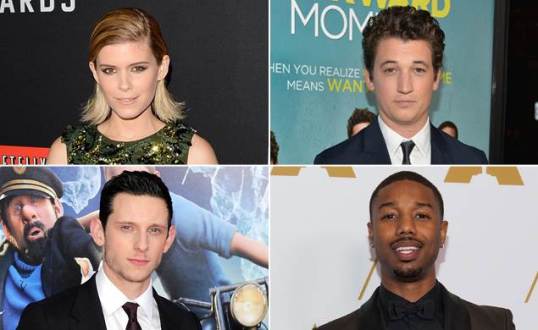 Kate Mara, Miles Teller, Michael B. Jordan, and Jamie Bell.